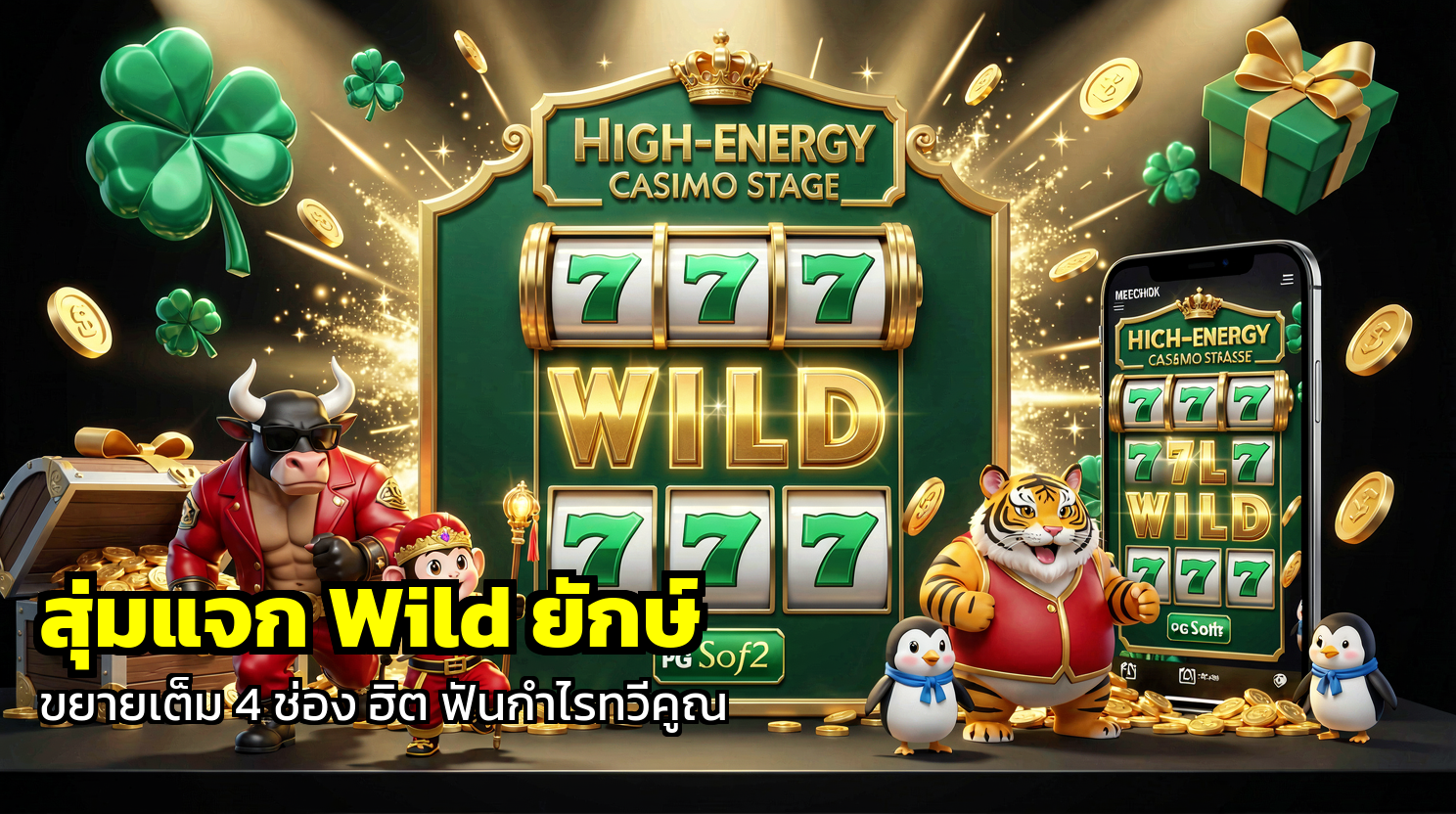 สุ่มแจก Wild ยักษ์